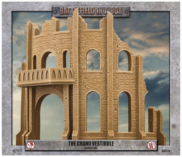 Gale Force Nine   Battlefield in a Box Gothic Battlefields - The Grand Vestibule - Sandstone - BB615 - 9420020248946