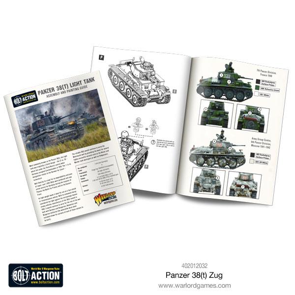 Warlord Games Bolt Action  Germany (BA) Panzer 38(t) Zug - 402012032 - 5060393709121