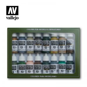 Vallejo   Paint Sets Vallejo Model Color Set - WWII German Camouflage (x16) - VAL70114 - 8429551701143
