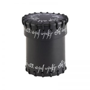 Q-Workshop   Dice Accessories Elvish Black Leather Dice Cup - CELV101 - 5907699490769