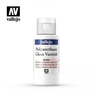 Vallejo   Vallejo Extras Vallejo Polyurethane - Varnish Gloss 60ml - VAL26650 - 8429551266505