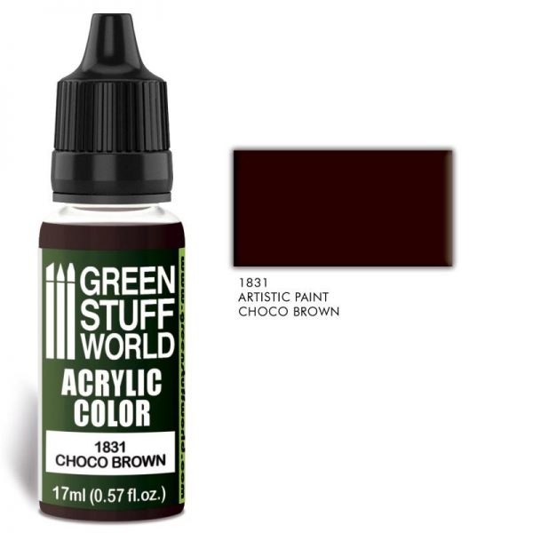Green Stuff World   Acrylic Paints Acrylic Color CHOCO BROWN - 8436574501902ES - 8436574501902