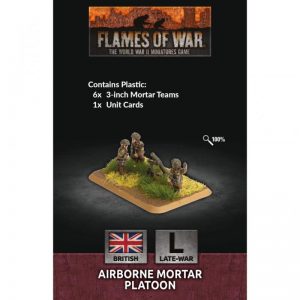 Battlefront Flames of War  United Kingdom British Airborne Mortar Platoon - BR815 - 9420020248670