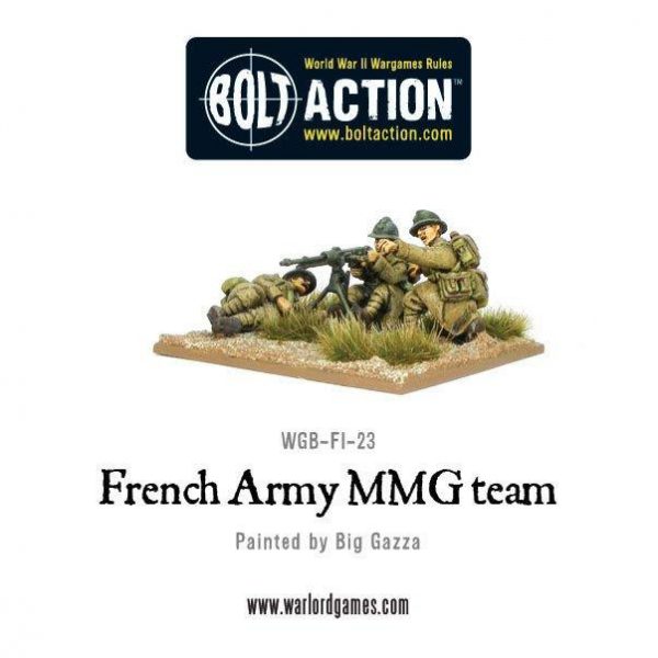 Warlord Games Bolt Action  France (BA) Early War French MMG Team - WGB-FI-23 - 5060200841570