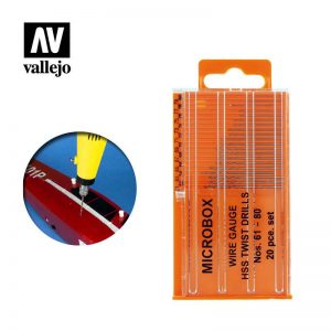 Vallejo   Vallejo Tools AV Vallejo Tools - Microbox Drill Set (20) 61-80mm - VALT01002 - 8429551930062