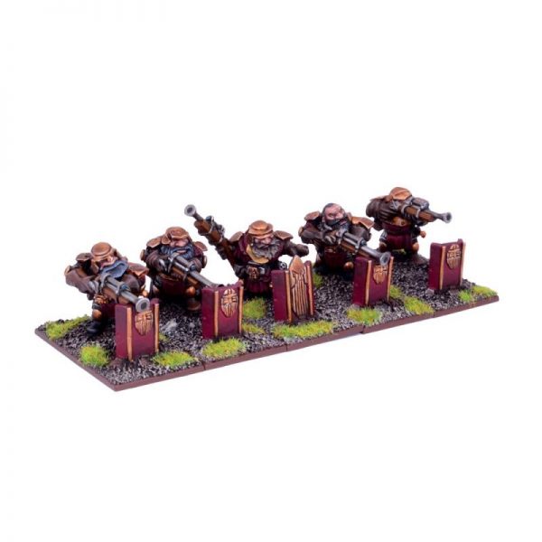 Mantic Kings of War  Dwarf Armies Dwarf Sharpshooter Troop - MGKWD101 - 5060208868364