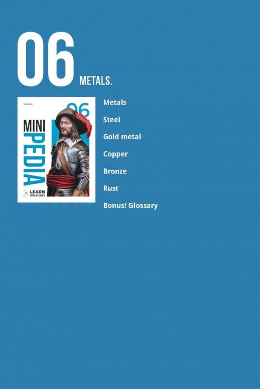 Scale75   Painting Guides Minipedia 06 - Metals - MiniPed06 - 9788409277629