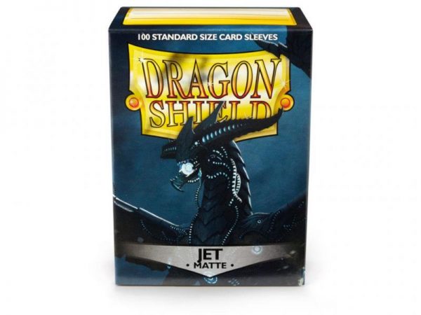 Dragon Shield   Dragon Shield Dragon Shield Sleeves Matte Jet (100) - DS100MJ - 5706569110246