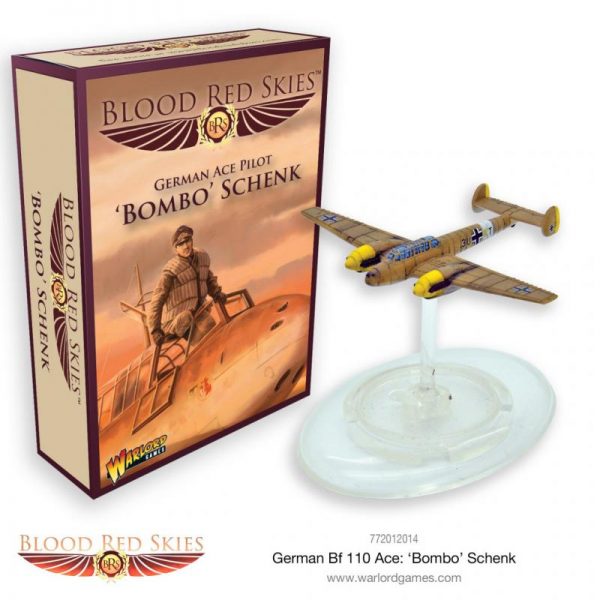 Warlord Games Blood Red Skies  Blood Red Skies Blood Red Skies: Bf 110 Ace 'Bombo' Schenk - 772012014 - 5060572502383
