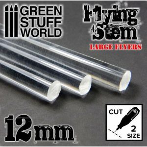 Green Stuff World   Acrylic Rods Acrylic Rods - Round 12 mm CLEAR - 8436554368150ES - 8436554368150