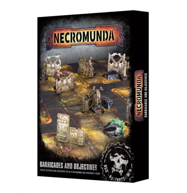 Games Workshop (Direct) Warhammer 40,000 | Necromunda  Necromunda Necromunda: Barricades & Objectives - 99120599001 - 5011921094578