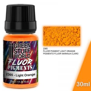 Green Stuff World   Fluorescent Pigments Pigment FLUOR LIGHT ORANGE - 8436574507249ES - 8436574507249