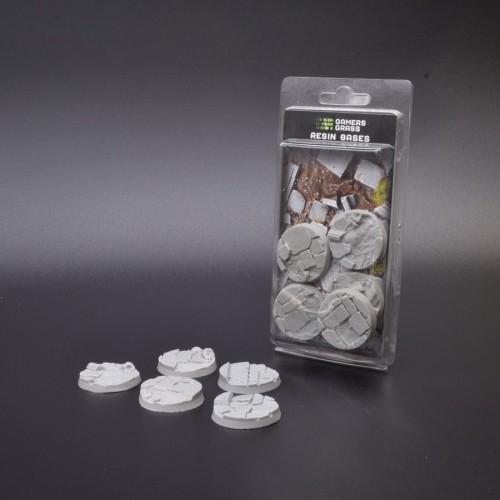Gamers Grass   Temple Resin Bases Temple Bases Round 40mm (x5) - GGRB-TR40 - 738956789600