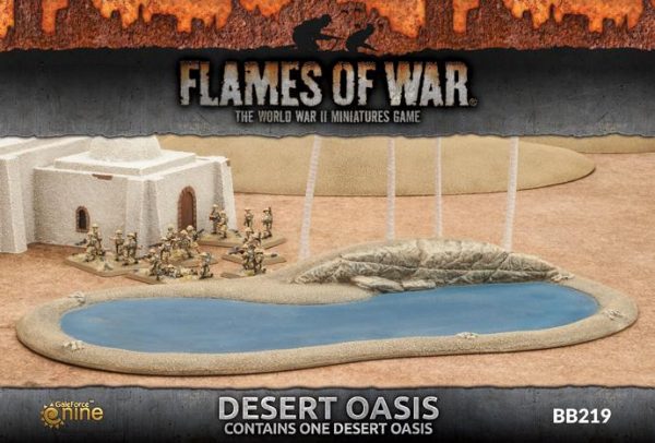 Gale Force Nine   Battlefield in a Box Flames of War: Desert Oasis - BB219 - 9420020234871