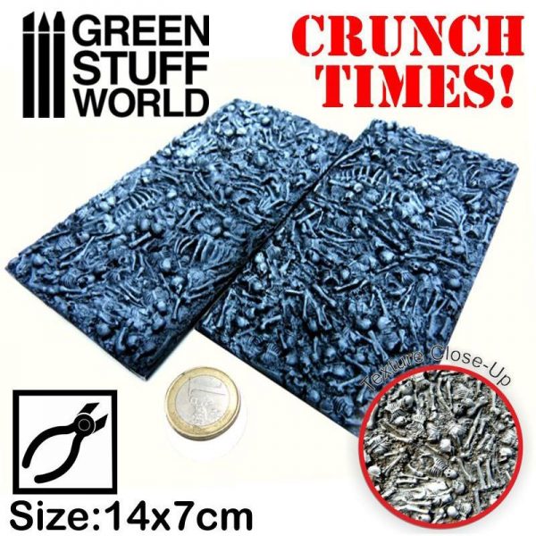 Green Stuff World   Modelling Extras Broken Bones Plates - Crunch Times! - 8436574500288ES - 8436574500288