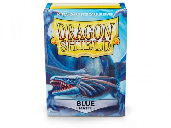Dragon Shield   Dragon Shield Dragon Shield Matte Sleeves Blue (100) - DS100MBLU - 5706569110031