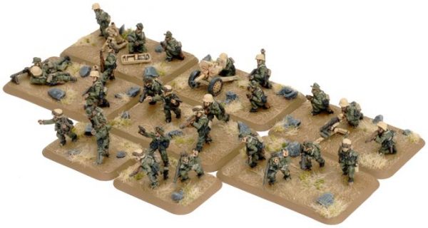 Battlefront   Germany Afrika Korps Rifle Platoon (25 Figs) - GE746 - 9420020235175