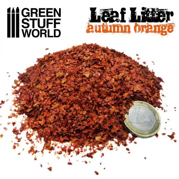 Green Stuff World   Lichen & Foliage Leaf Litter - Autumn Orange - 8436554362646ES - 8436554362646