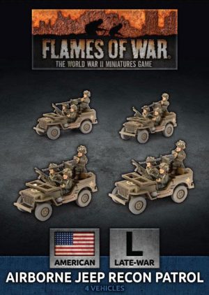 Battlefront Flames of War  United States of America US Airborne Recon Section - UBX65 - 9420020246652
