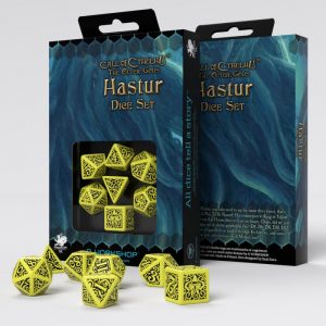 Q-Workshop   Q-Workshop Dice Call of Cthulhu The Outer Gods Hastur Dice Set (7) - SCTS58 - 5907699493609
