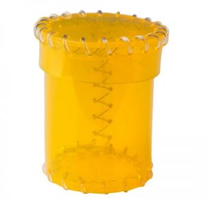 Q-Workshop   Q-Workshop Dice Age of Plastic Yellow Dice Cup (PVC) - CAOP142 - 5907699495641