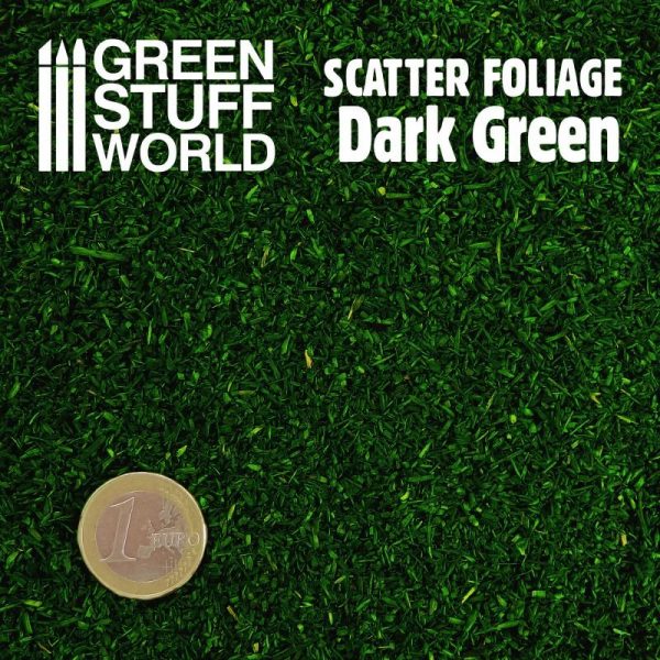 Green Stuff World   Lichen & Foliage Scatter Foliage - Dark Green - 180ml - 8435646500096ES - 8435646500096
