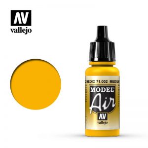 Vallejo   Model Air Model Air: Medium Yellow - VAL002 - 8429551710022
