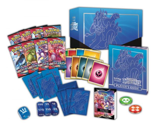 Pokemon Pokemon - Trading Card Game  Pokemon Pokemon - Battle Styles Elite Trainer Box (Blue) - POK80835 - 820650808357