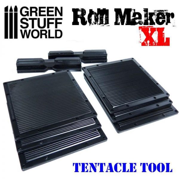 Green Stuff World   Texture Plates / Presses Roll Maker Set - Tentacles - XL version - 8436554369263ES - 8436554369263