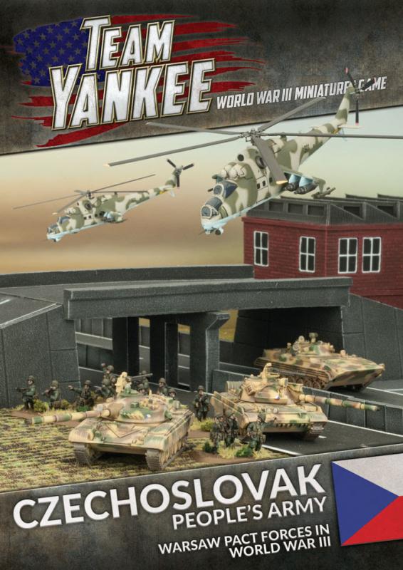 Battlefront Team Yankee  Warsaw Pact Team Yankee: Czechoslovak People's Army Booklet & Cards - TY503 - 9781988558028