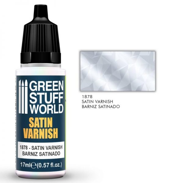 Green Stuff World   Varnish GSW Satin Varnish 17ml - 8436574502374ES - 8436574502374