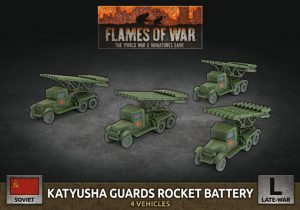 Battlefront Flames of War  Soviet Union Soviet Katyusha Guards Rocket Battery - SBX74 - 9420020251465