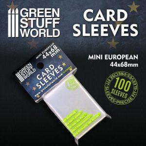 Green Stuff World   Green Stuff World Sleeves Card Sleeves - Mini European 44x68mm - 8436574508765ES - 8436574508765