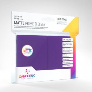 Gamegenic   SALE! Gamegenic Matte Prime Sleeves Purple (100 pack) - GGS11033ML - 4251715402498
