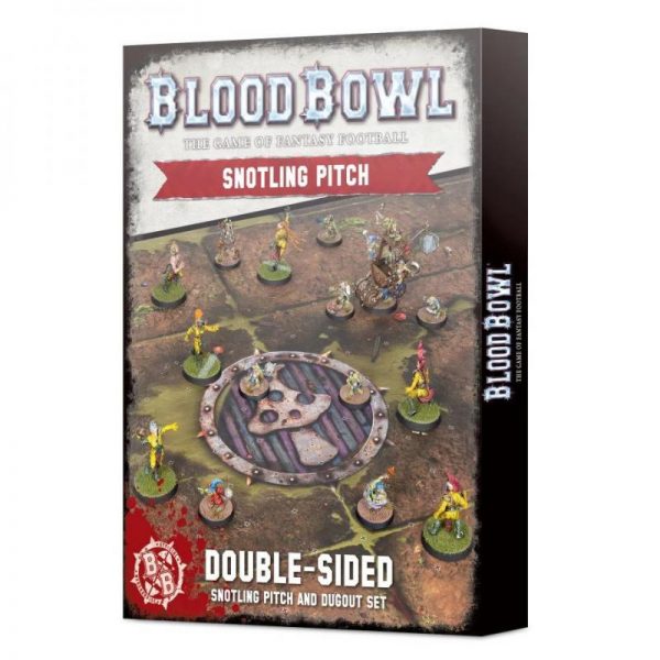 Games Workshop Blood Bowl  Blood Bowl Blood Bowl: Double-sided Snotling Pitch and Dugout Set - 99220909004 - 5011921133758
