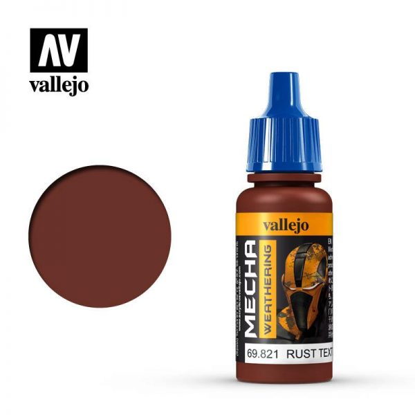 Vallejo   Mecha Colour Mecha Color 17ml - Rust Texture (Matt) - VAL69821 - 8429551698214