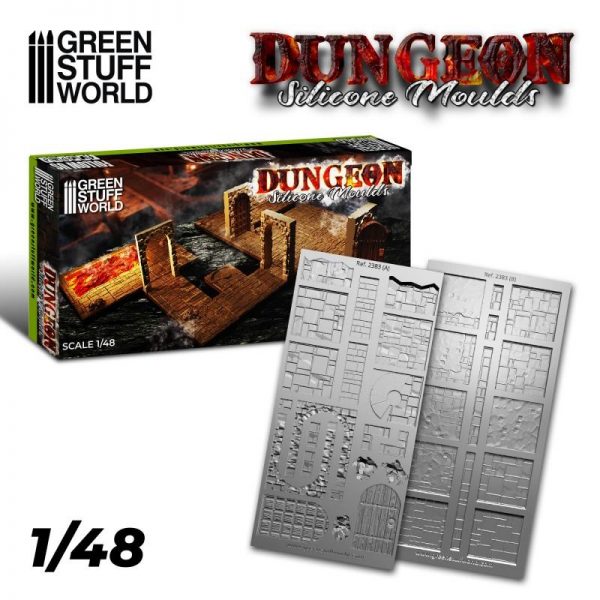 Green Stuff World   Mold Making Dungeon Silicone mould - 8436574507423ES - 8436574507423