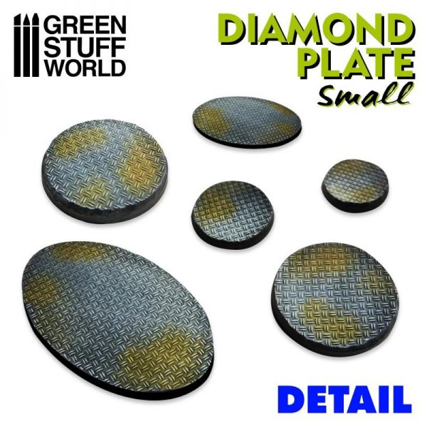 Green Stuff World   Rolling Pins Rolling Pin SMALL DIAMOND PLATE - 8436574508697ES - 8436574508697