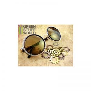 Green Stuff World   Costume & Cosplay Retro SteamPunk goggles - GOLD frame - 8436554360864ES - 8436554360864