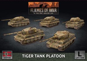 Battlefront Flames of War  Germany German Tiger Heavy Tank Platoon - GBX140 - 9420020247062