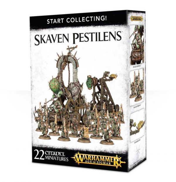 Games Workshop Age of Sigmar  Skaven Pestilens Start Collecting! Skaven Pestilens - 99120206025 - 5011921073405