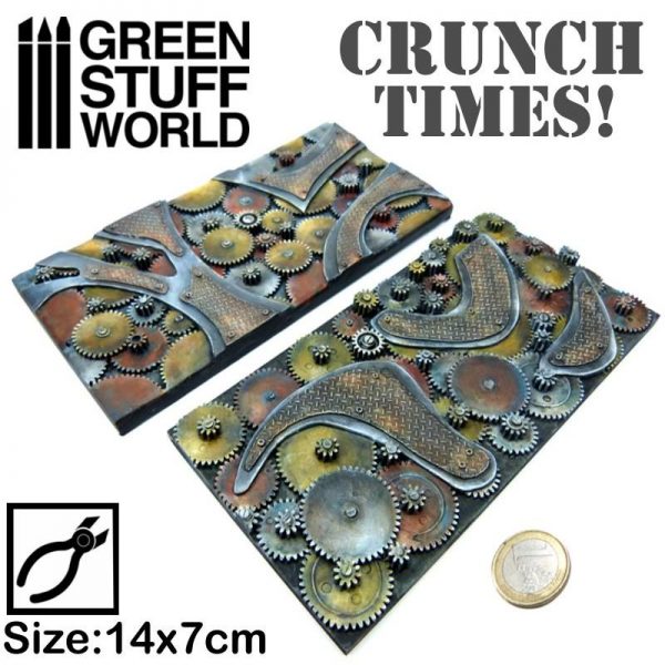 Green Stuff World   Modelling Extras Steampunk Plates - Crunch Times! - 8436574502558ES - 8436574502558