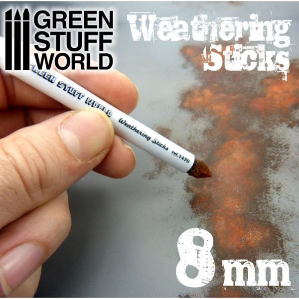 Green Stuff World   Weathering Brushes Weathering Brushes 8mm - 8436554368105ES - 8436554368105