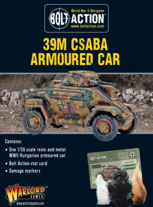 Warlord Games Bolt Action  Hungary (BA) 39M Csaba Armoured Car - 402417401 - 5060572503663