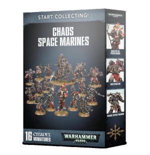 Games Workshop Warhammer 40,000  Chaos Space Marines Start Collecting! Chaos Space Marines - 99120102108 - 5011921125296