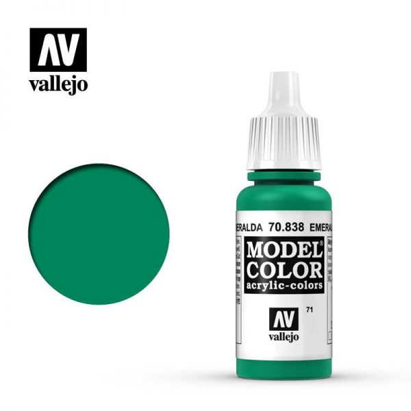 Vallejo   Model Colour Model Color: Emerald - VAL838 - 8429551708388