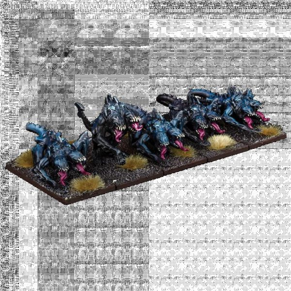 Mantic Kings of War  Nightstalkers Nightstalker Shadowhounds Regiment - MGKWNS305 - 5060469665108