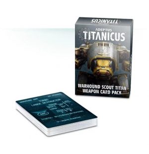 Games Workshop (Direct) Adeptus Titanicus  40k Direct Orders Adeptus Titanicus: Warhound Scout Titan Weapon Card Pack - 60220399008 - 5011921107391