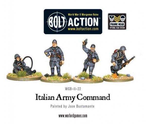 Warlord Games Bolt Action  Italy (BA) Italian Army HQ - WGB-II-22 - 5060200849545