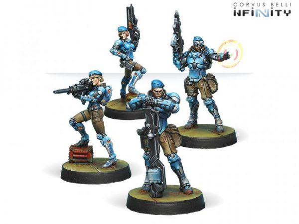 Corvus Belli Infinity  PanOceania Fusiliers (box of 4) - 280274-0492 - 2802740004922